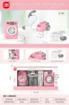 TJ98833. 新款声光迷你清洁家电组合 可开门洗衣机发光吸尘器全套熨烫配件儿童角色扮演玩具 Specification image